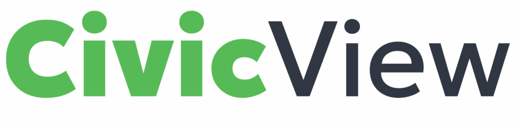 This is a logo for the CivicView Product.